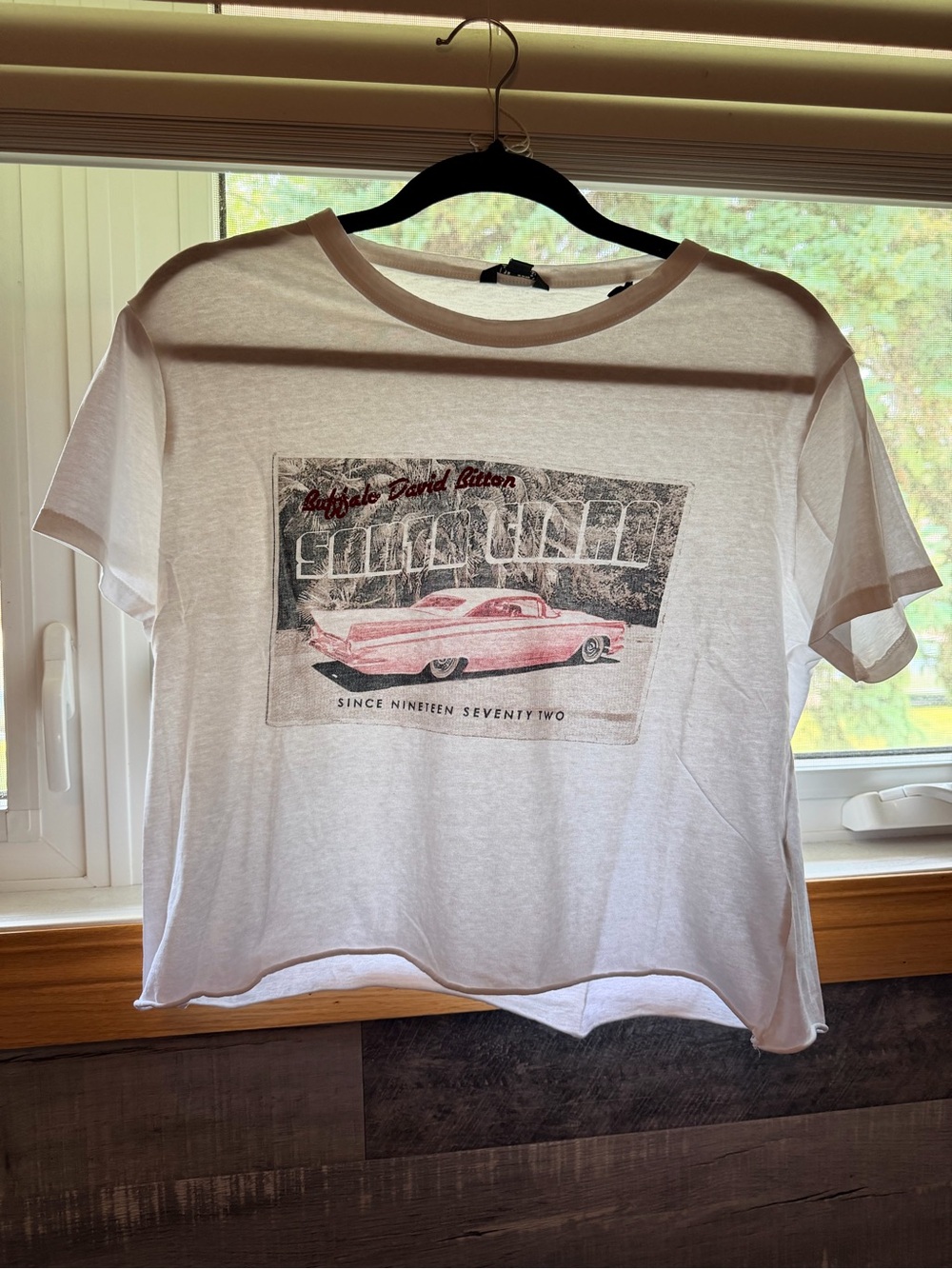 Buffalo David Bitton Black Label on White Tee